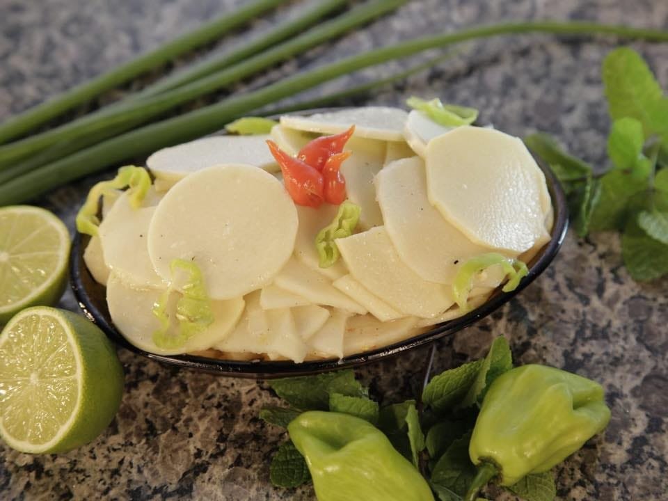 Salada de Guariroba - Gueiroba.